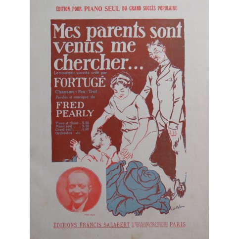 PEARLY Fred Mes parents sont venus me chercher Piano 1922