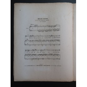 MOLINOS-LAFITTE Belles Fleurs Chant Piano ca1845
