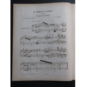 CROISEZ Alexandre Le Chant op 56 Piano ca1852
