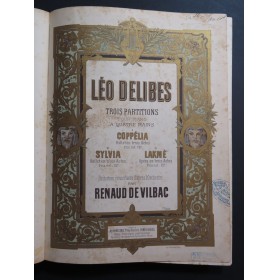 DELIBES BIZET LACOME LACK WEBER Pièces pour Piano 4 mains XIXe