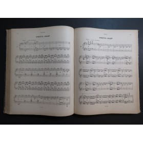 DELIBES BIZET LACOME LACK WEBER Pièces pour Piano 4 mains XIXe