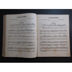 DELIBES BIZET LACOME LACK WEBER Pièces pour Piano 4 mains XIXe