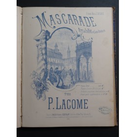 DELIBES BIZET LACOME LACK WEBER Pièces pour Piano 4 mains XIXe