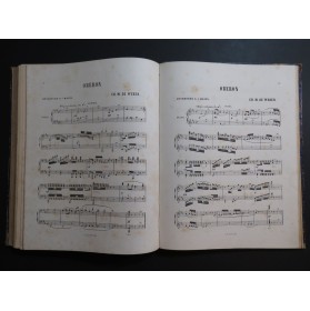DELIBES BIZET LACOME LACK WEBER Pièces pour Piano 4 mains XIXe