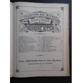 DELIBES BIZET LACOME LACK WEBER Pièces pour Piano 4 mains XIXe