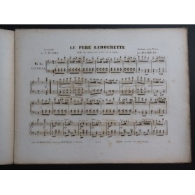 MUSARD P. Le Père Lamourette Piano ca1850