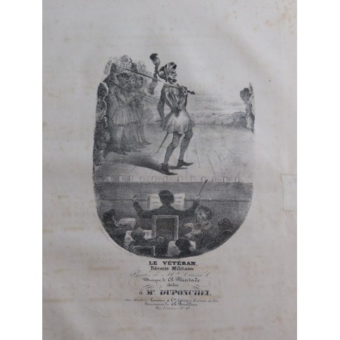 PLANTADE Charles Le Vétéran Chant Piano ca1840