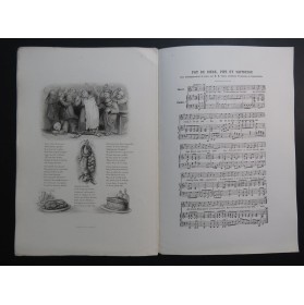 COLET Hippolyte Pot de Bière Frère Etienne Chant Piano XIXe