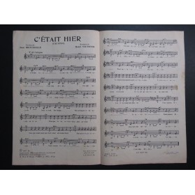 C'était hier Calypso Henri Salvador Chant 1957