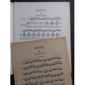 SAINT-SAËNS Camille Suite op 16 Piano Violoncelle