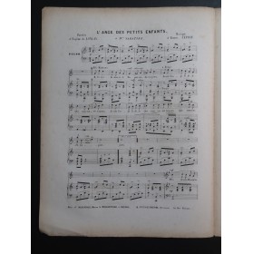 L'ÉPINE Ernest L'Ange des petits enfants Chant Piano ca1850