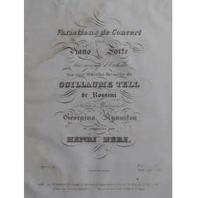 HERZ Henri Variations sur...