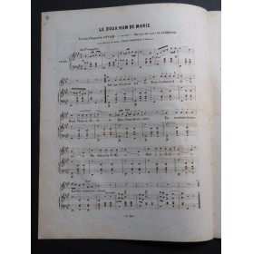 ADHÉMAR Ab. Le Doux nom de Marie Chant Piano ca1835
