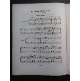 LAMOTTE Antony La Perle de Mabille Piano ca1850