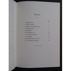 GUILBERT Yvette 10 Chansons de Paul de Kock Chant Piano