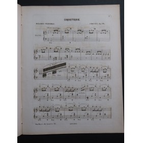 CROISEZ Alexandre Coquetterie op 64 Piano 1853