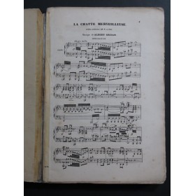 GRISAR Albert La Chatte Merveilleuse Opéra Chant Piano 1862