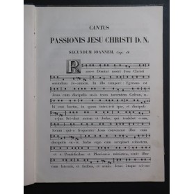 Cantus Passionis D. N. Jesu Christi Chant 1857