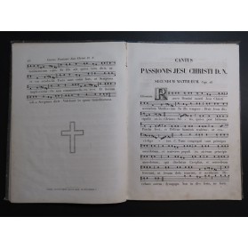 Cantus Passionis D. N. Jesu Christi Chant 1857