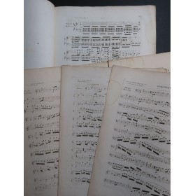 WEBER Trio op 63 Piano Flûte ou Violon Violoncelle ca1860