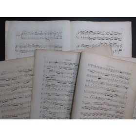 WEBER Trio op 63 Piano Flûte ou Violon Violoncelle ca1860