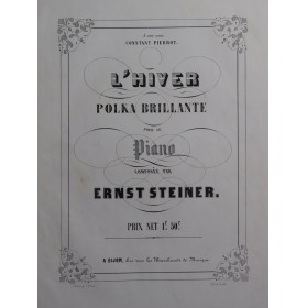 STEINER Ernest L'Hiver...