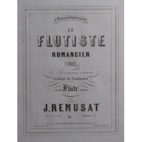 REMUSAT Jean Le Flutiste...