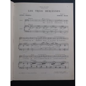 MISSA Edmond Les Trois Berceuses Chant Piano ca1896