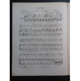MASINI F. Huit Ans Chant Piano ca1850