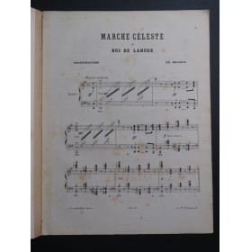 MASSENET Jules Marche Céleste du Roi de Lahore Piano ca1880