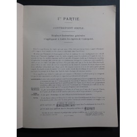 DUBOIS Théodore Traité de Contrepoint et de Fugue