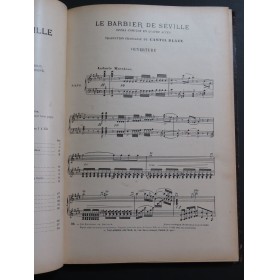 ROSSINI G. Le Barbier de Séville Opéra Chant Piano