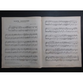 YVAIN Maurice Mon Homme Piano 1920