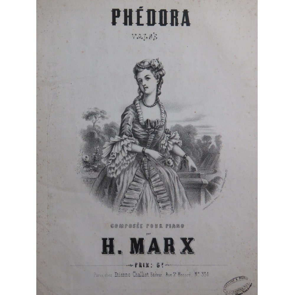 MARX Henri Phédora Piano ca1850