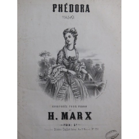 MARX Henri Phédora Piano ca1850