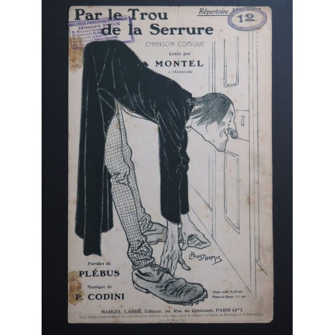 Par le trou de la Serrure Chason Comique P. Codini Chant