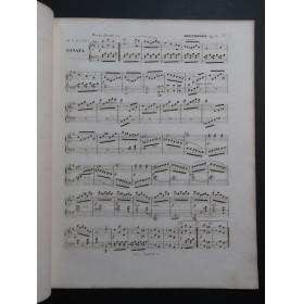 BEETHOVEN Sonate en Sol Majeur op 79 Piano ca1850