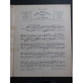 FREMAUX Louis Jolie Mousmée Piano 1909