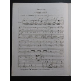 DE LATOUR Aristide L'Étoile Rieuse Chant Piano ca1840