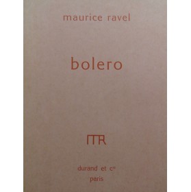 RAVEL Maurice Bolero Piano...