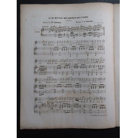 WACHS Frédéric Je ne mettais mon bonheur qu'à t'aimer Chant Piano ca1850