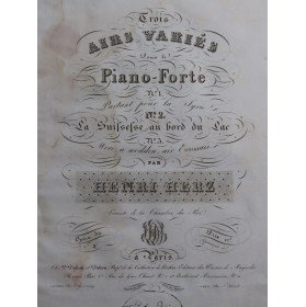 HERZ Henri La Suissesse au...