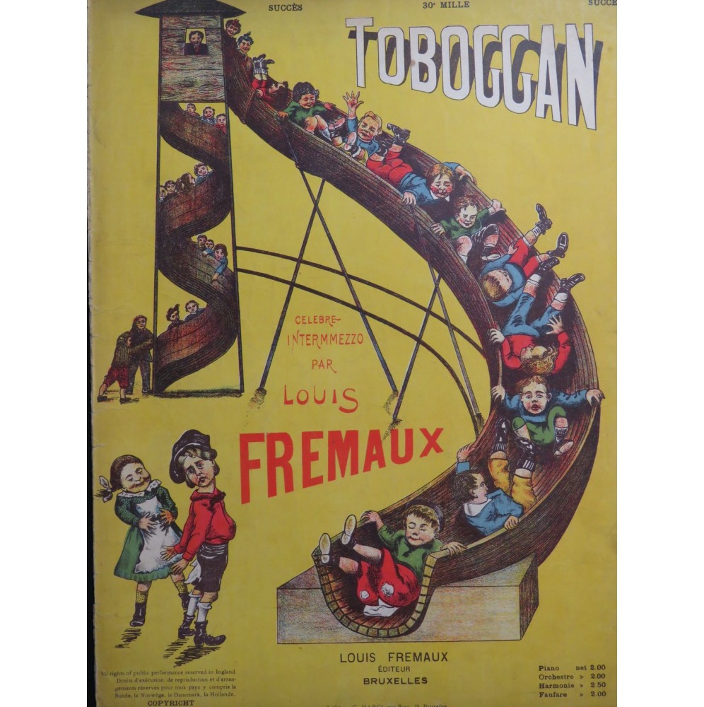 FREMAUX Louis Toboggan op 150 Piano