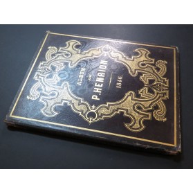 HENRION Paul Album 12 Romances Piano Chant 1846