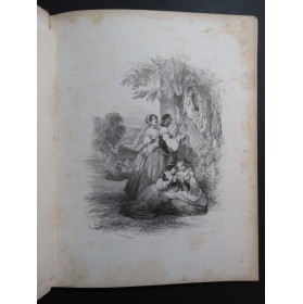 HENRION Paul Album 12 Romances Piano Chant 1846