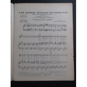 KALMAN Emmerich Princesse Czardas Les Petites Femmes Chant Piano 1930