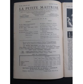 La Petite Maîtrise No 206 Gay Sérieyx Paulin Quignard Chant Orgue 1930