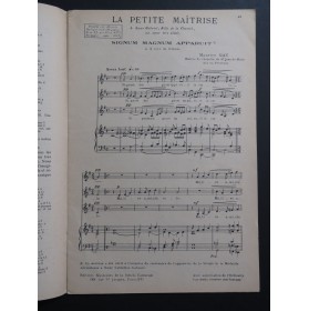 La Petite Maîtrise No 206 Gay Sérieyx Paulin Quignard Chant Orgue 1930