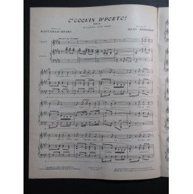 MERCIER René C'coquin D'porto ! Chant Piano 1923
