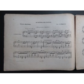 STRAUSS Johann Réveil des Fleurs Piano 1853